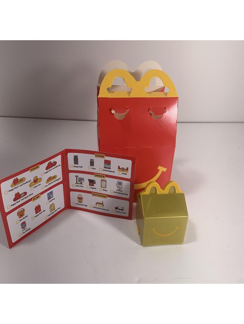2025 McDONALD'S LIL GOLD HAPPY MEAL BOX TOY!